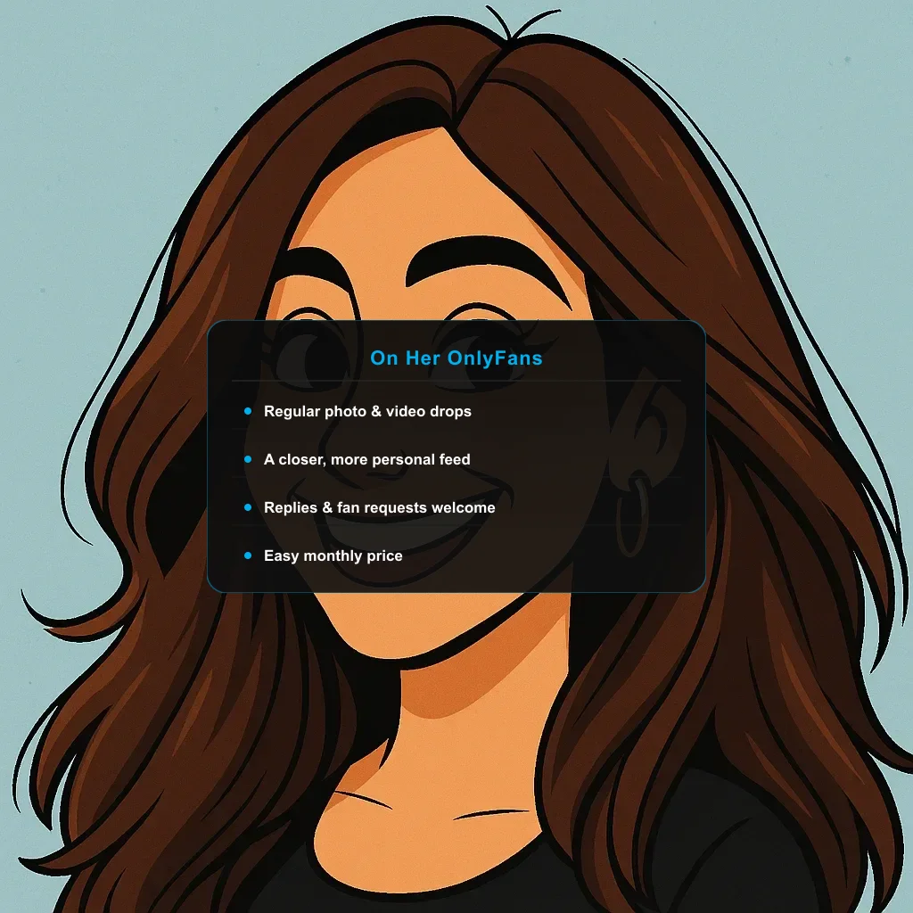illustration of Baylee Adami and her social following breakdown infographic